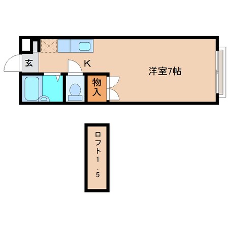 新清水駅 バス23分  三保本町下車：停歩6分 2階の物件間取画像